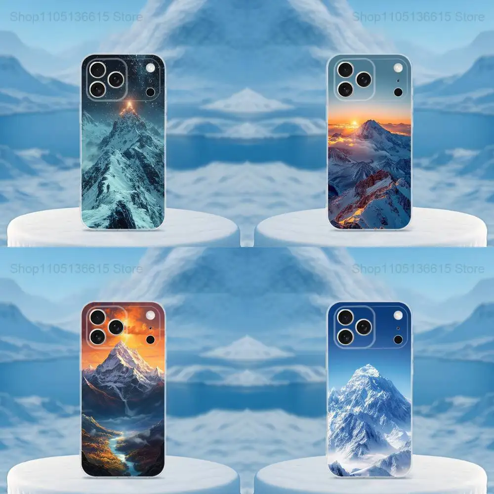 

Sacred Mount Everest Case For iPhone Max,13,XR,SE,12,15,Pro,17,Plus,11,14,16,X,XS,Mini Transparent Soft Cover