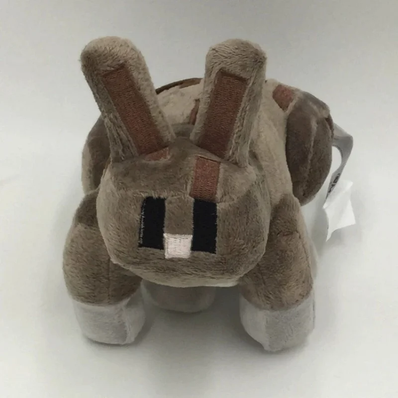 ตุ๊กตากระต่ายขนาด 18 ซม. ของเล่นตุ๊กตาขนนุ่มจากเกม MC Rabbit ตุ๊กตาสัตว์นุ่มนิ่มสำหรับเด็ก เป็นของขวัญสำหรับเด็ก