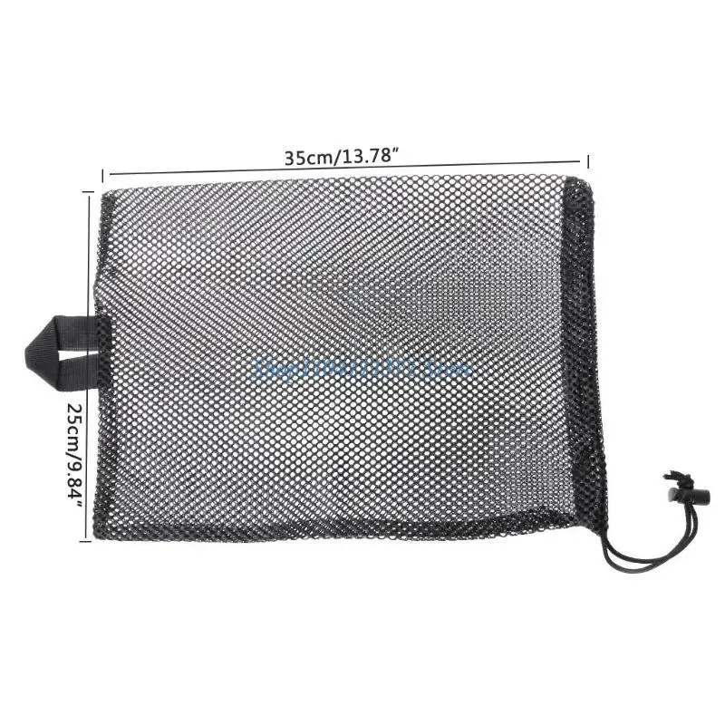 

P9FC Swimming Dive Fast Drying Dive Storage Snorkel Mesh Drawstring Bag