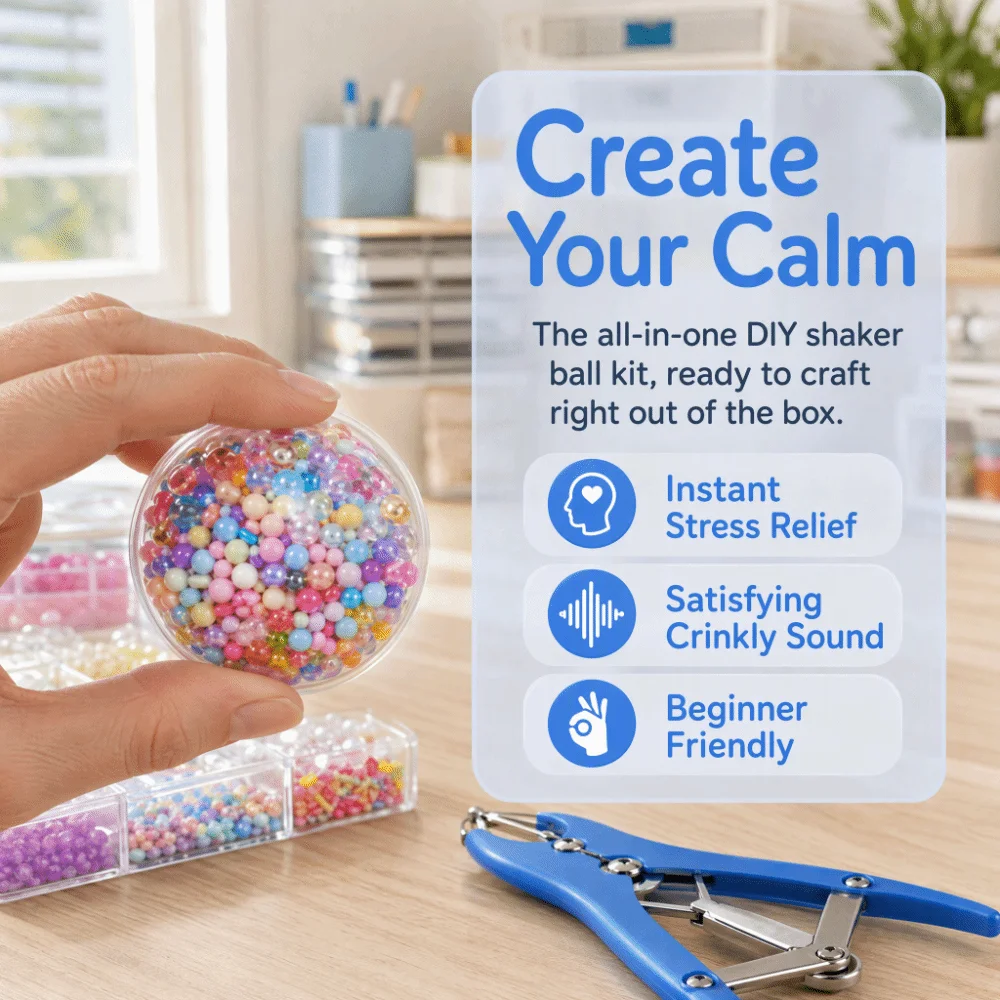 Soft Squishy Squishy Ball Kit Tactile sensory Stress Relief DIY Fidget Hollow Empty Shell DIY Handmade Kit Fidget & adults