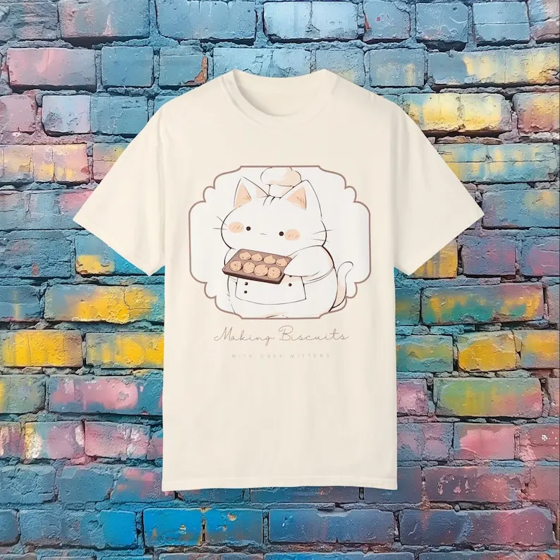 Making Biscuits T-Shirt - Funny Cat Graphic Tee