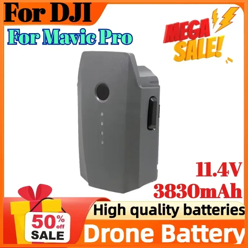 

11.4V 3830mAh Drone Battery For DJI Mavic Pro Intelligence Flight Battery Flight Time 26 Minutes Drone Accessories