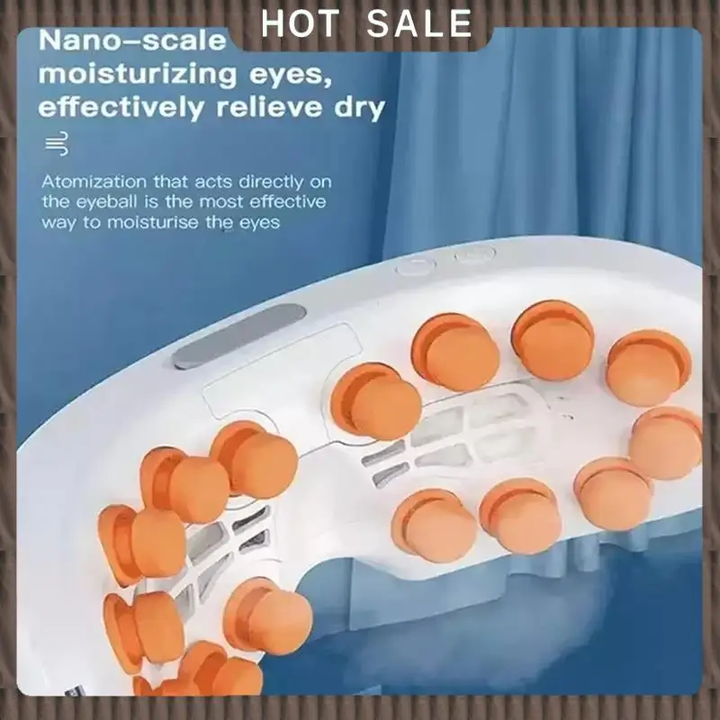 Masajeador de ojos Nano Steam para el cuidado de los ojos con calefacción, entrega en 24 horas, con Bluetooth, alivio de música, alivia la fatiga y Reduce las ojeras U