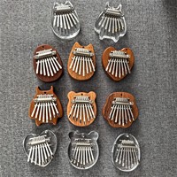 Thumb Piano 8 Key Mini Kalimba Exquisite Finger Piano Portable Marimba Musical Pendant Gift 8 Key Keyboard Musical Instrument