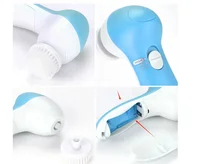 Nettoyeur de visage électrique 5 en 1, brosse, Machine de lavage, Spa, soins de la peau, Massage, nettoyage des points noirs, outils de nettoyage du visage 5