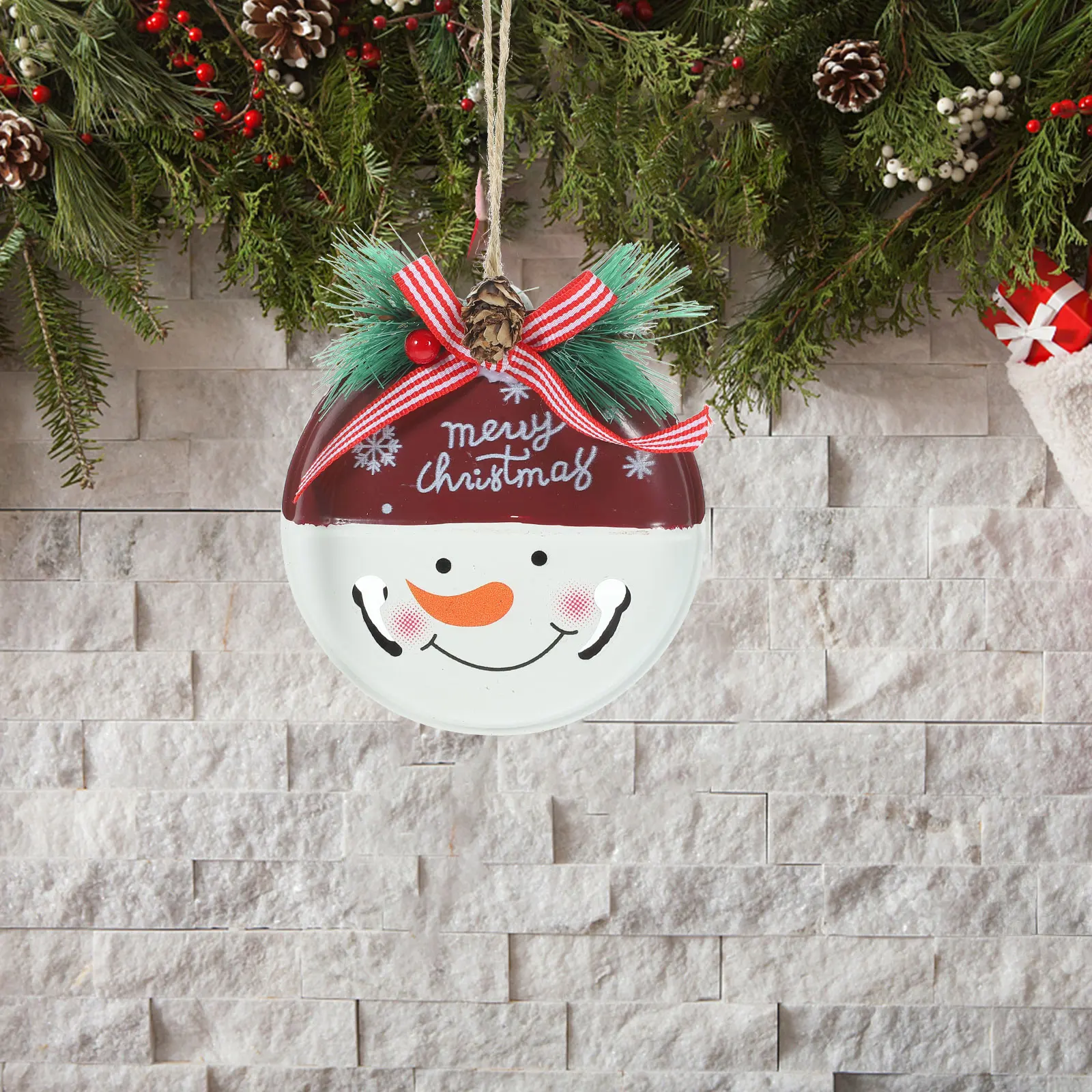 

Xmas Tree Ornament Set Cute Hanging Decors for Christmas Decoration Fireplace Tabletop Party Background Props Xmas Theme