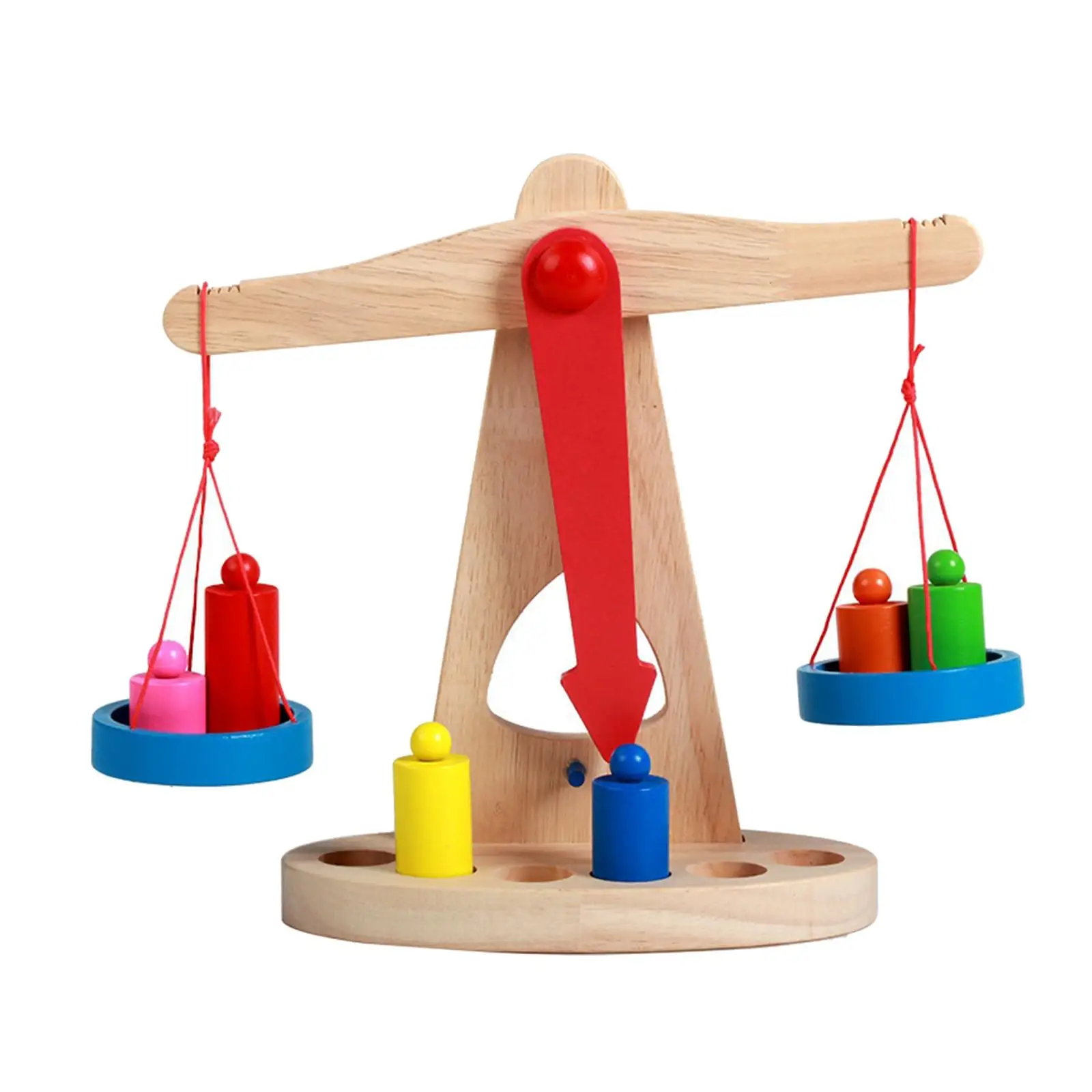 Échelle en bois Montessori pour enfants, jouets dos pour enfants, addition et soustraction mathématiques, outils fuchsia, jeux