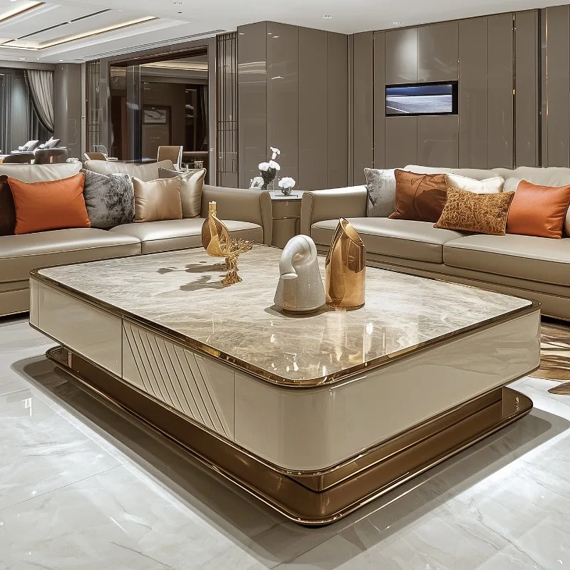 Nordic Modern Living Room Coffee Tables Classic Luxury Storage Living Room Coffee Tables Lounge Mesa De Centro Furniture Home