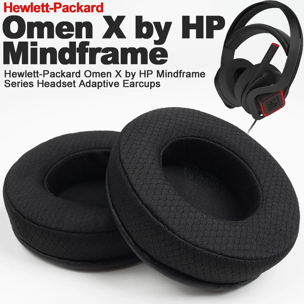 Replacement Earphone pads Earpads Earmuffs HP Omen MindFrame Gaming Headphone Pads Mesh cloth Memory Covers Sponge Soft Protein