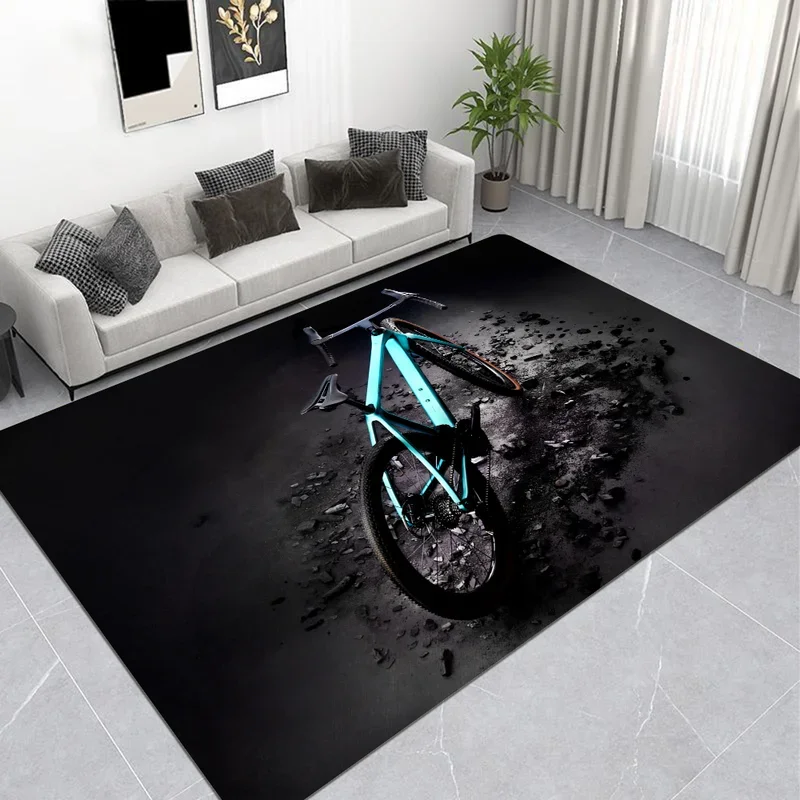 B-BianchiS Bicycle Mountain Bike Floor Mat Floor Mat INS Style Soft Bedroom Floor  Laundry Room Mat Anti-skid Household Carpe@0