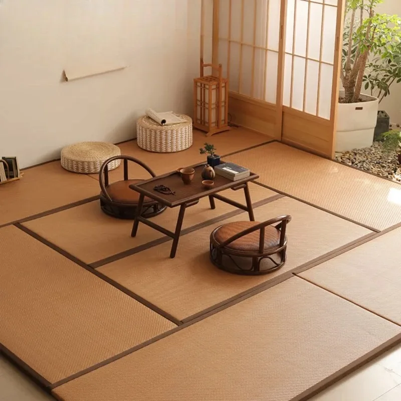 

Tatami mat, Japanese-style floor mat heated with natural resin, waterproof and wear-resistant tea room mat