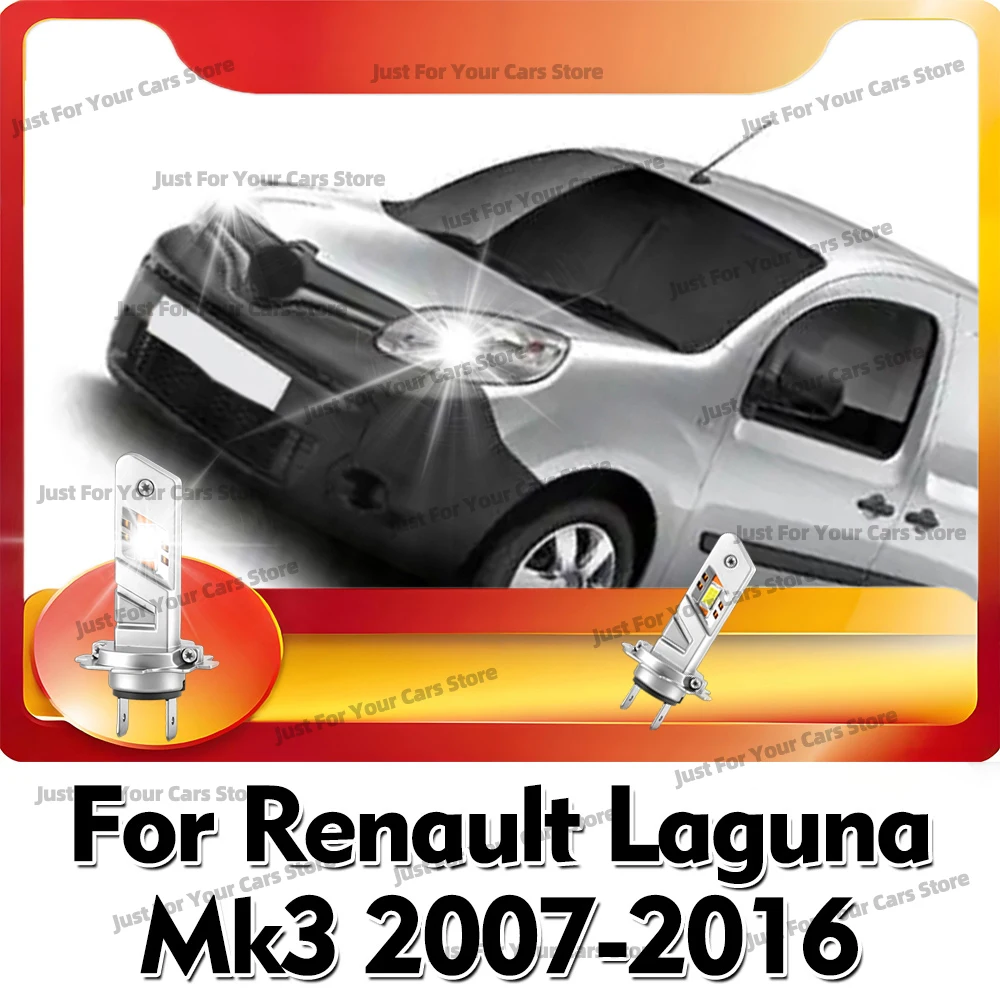 

2x 6000K White LED H7 Headlights 30000LM Head Lamp Bulb For Renault Laguna Mk3 2007-2016 2008 2009 2010 2011 2012 2013 2014 2015