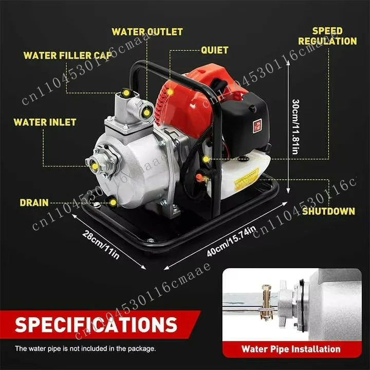 High-quality digital motor metal cast iron water pump for farm irrigation systems with stable performance