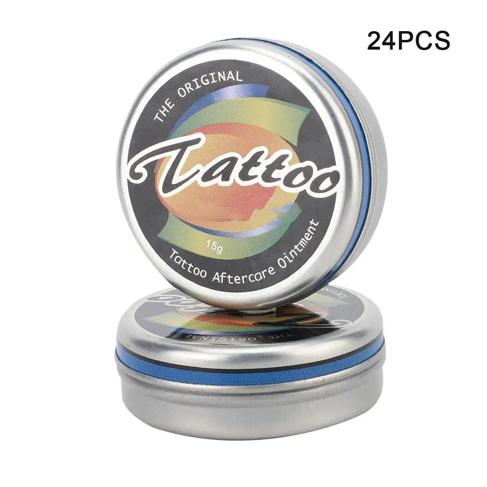 

24PCS Tattoo Healing Cream Aftercare Lotion Balm Gel Skin Repair Ointment for Quick Recovery