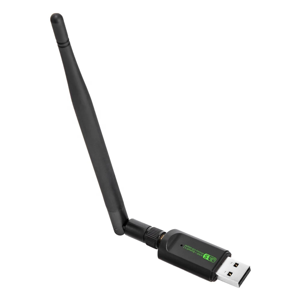 Free Driver Blue Tooth 4.2 Wireless Usb Adapter 5ghz /2.4ghz Dual Band Usb Dongle Wifi Adapter 2dBi External Antennas