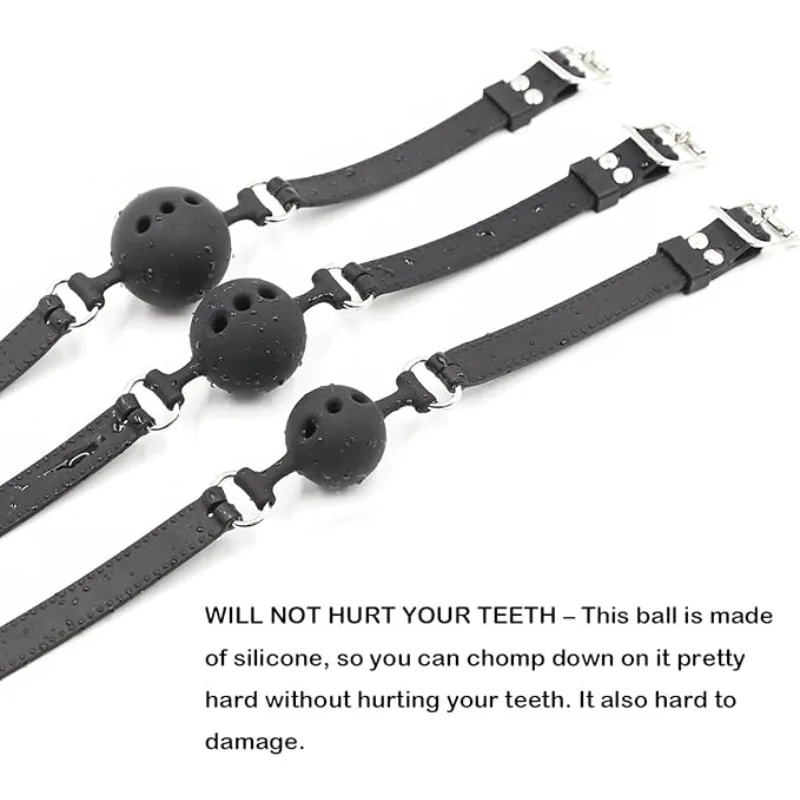 Mouth Gag Mouth Ball Non-Toxic Silicone Material Adult Sex Toys Suitable for Couples BDSM Foreplay Bundled Flirting Props