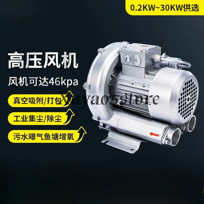 Small high pressure fan fish pond oxygenation vortex type