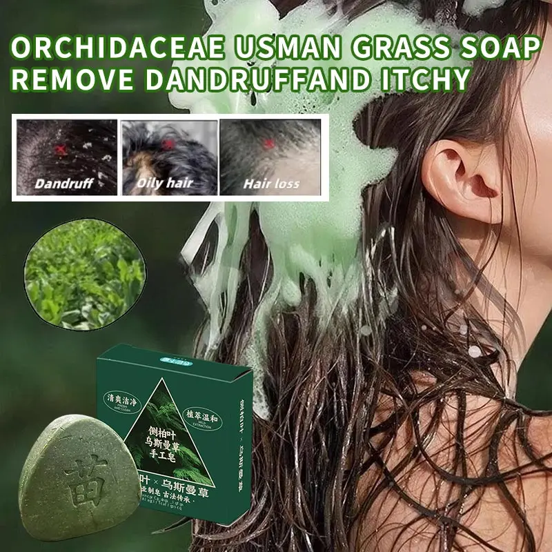 

Polygonum Multiflorum Soap For Hair Body Care Relieves Itching, Strengthens Hair, Prevents Hair Breakage, Oil Control Hair Soap