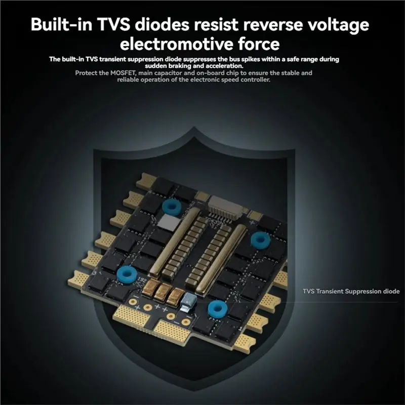 Y47A RTF 100A 4in1 8S Lite for AT ESC, Bidirectional Dshot for 15-18 Inch 4-Axis FPV Racing Drone, 48KHz