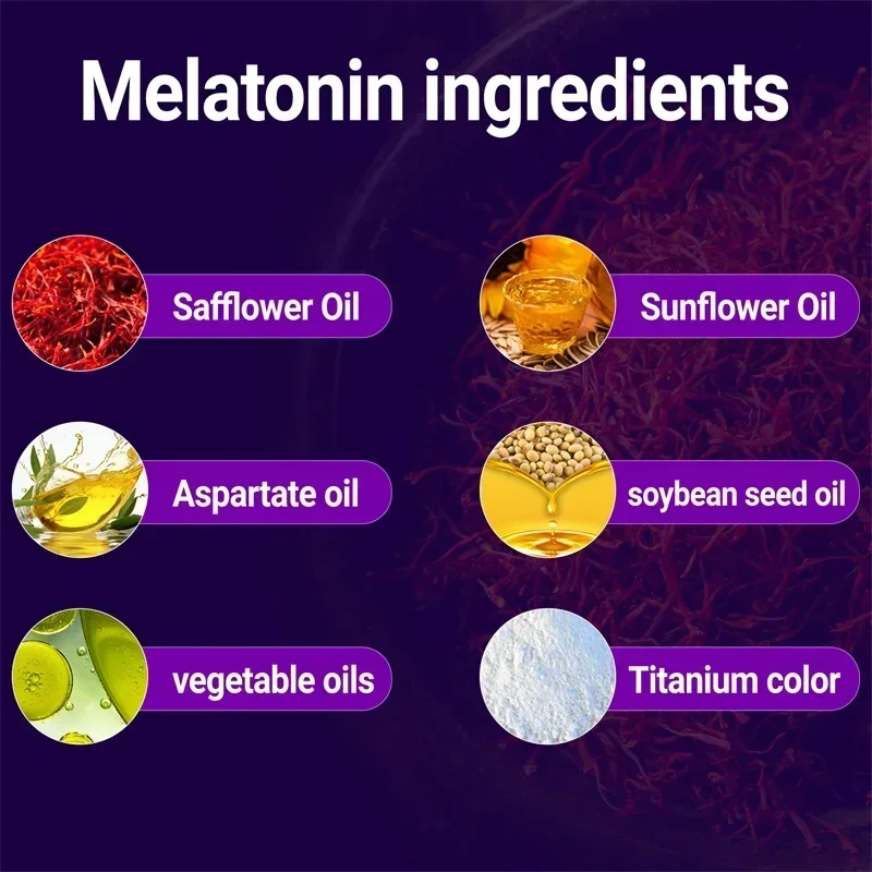 الميلاتونين ذو القوة الإضافية - يدعم دورات النوم الصحية، ويحسن جودة النوم، ويحافظ على صحة الأمعاء، ويعزز المناعة #3