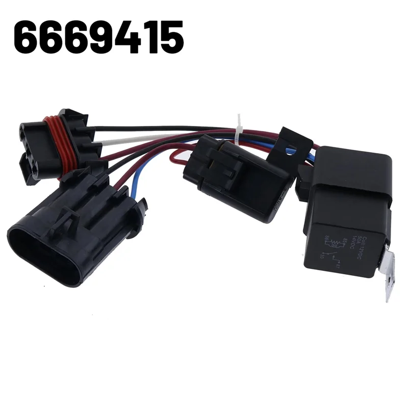 AC34-6669415 Excavators Fuel Timer Solenoid Assembly For Bobcat 653 751 753 763 773 7753 853