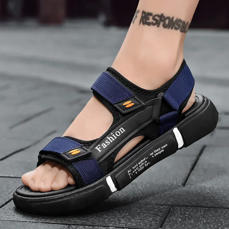 2024 Nieuwe Zomersandalen Voor Heren Buiten Antislip Bergbeklimmen Wandelschoenen Heren Strandslippers Casual Sportschoenen