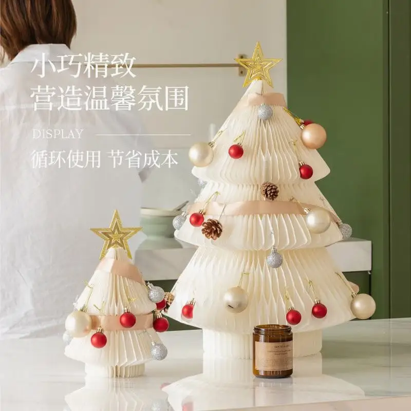foldable-christmas-tree-decoration-mini-space-saving-ornament-for-home-shop-classroom-new-year-ins-style-red