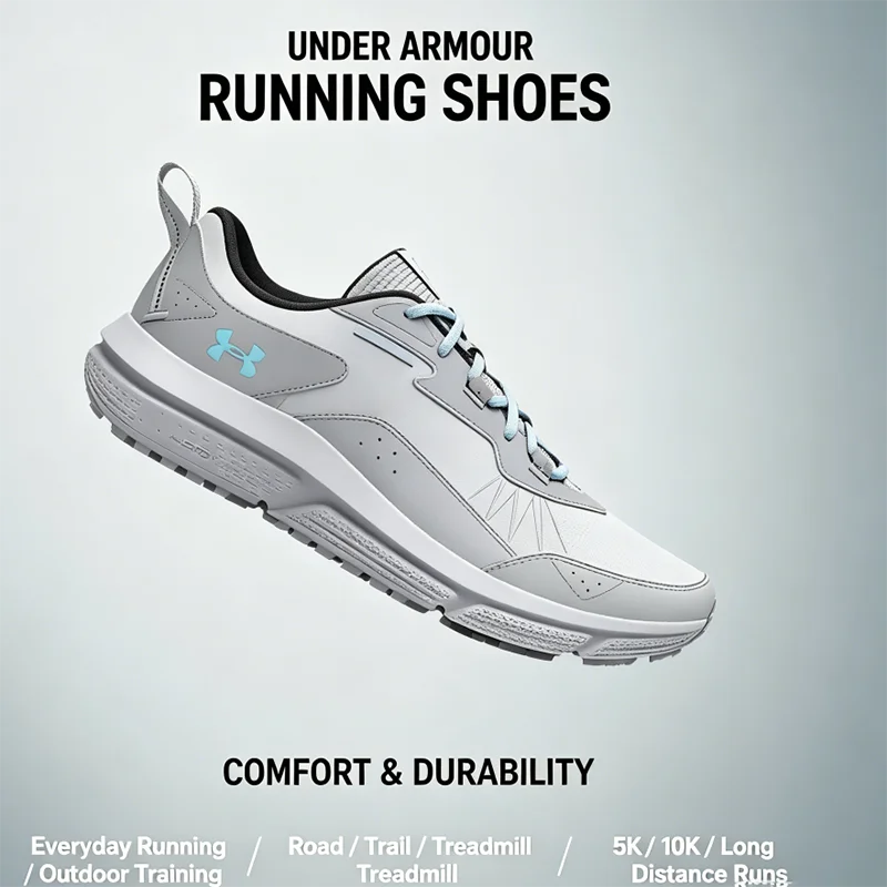 2026 Under Armour 3027180-100 Women Running Shoes Lightweight Durable Breathable Comfortable Sports Sneakers