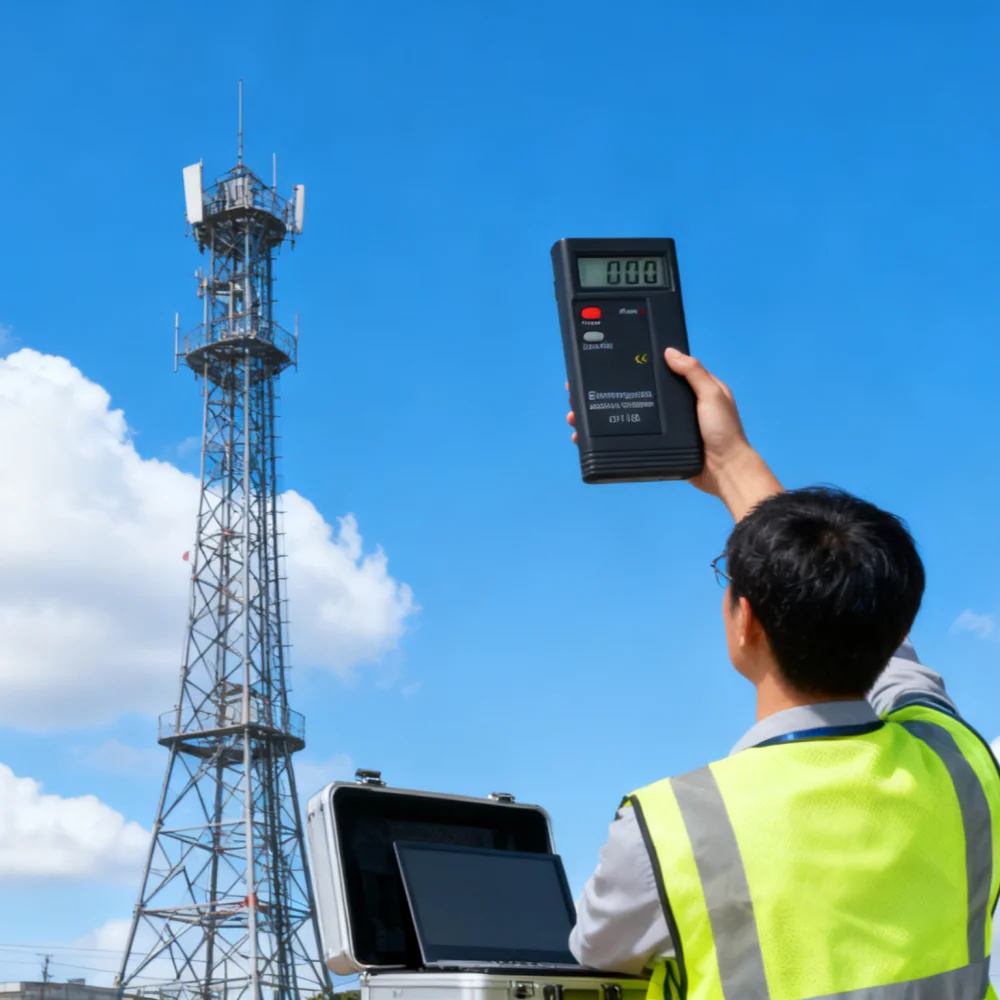 Probador Detector de radiación de campo electromagnético DT-1130, dosímetro de emisión de contador portátil de mano, ordenador de 50HZ-1999MHZ