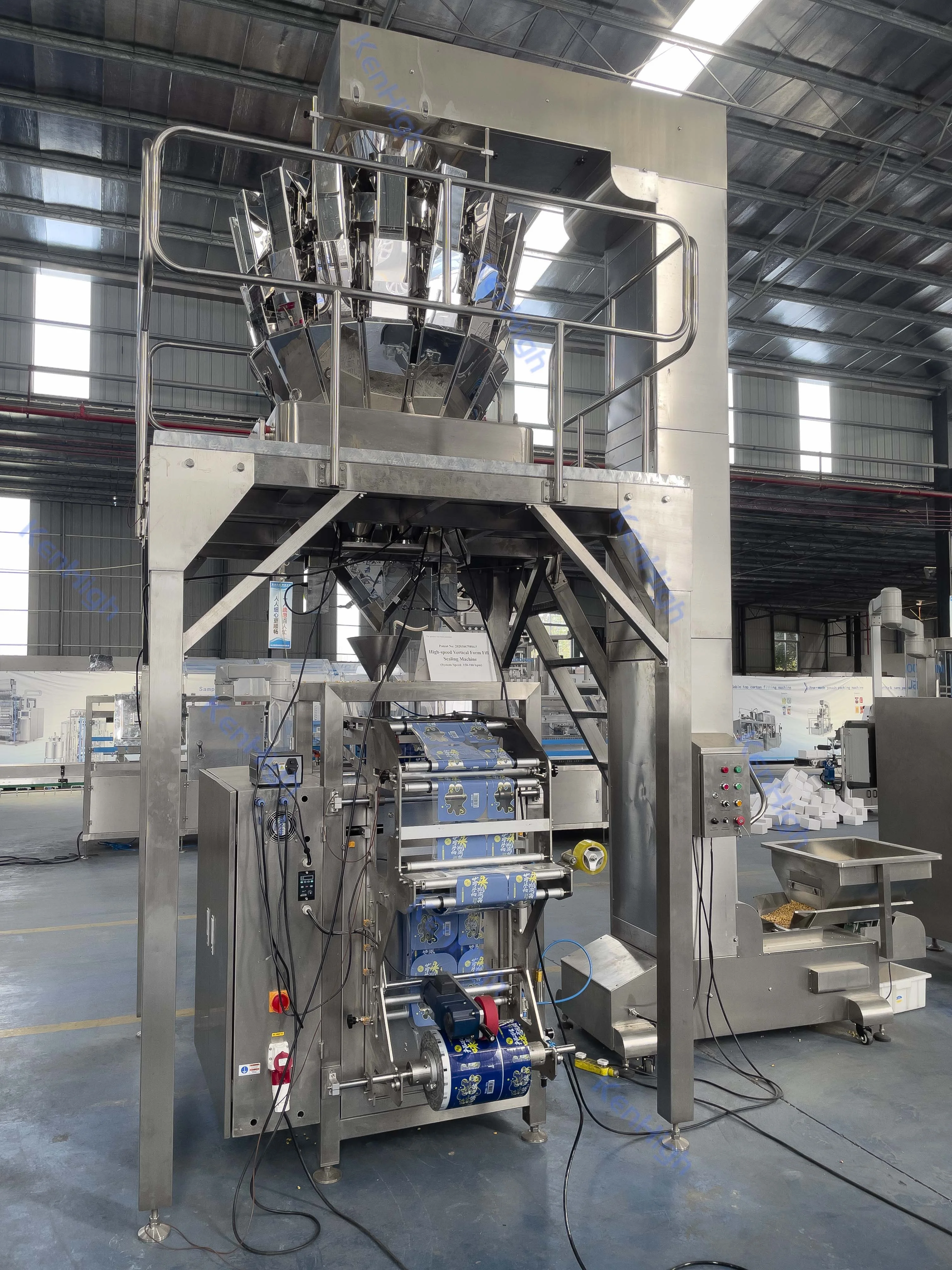KenHigh Source Supplier Automatic VFFS Plastic Fitting Screw Hardware Packaging Bagging Machine