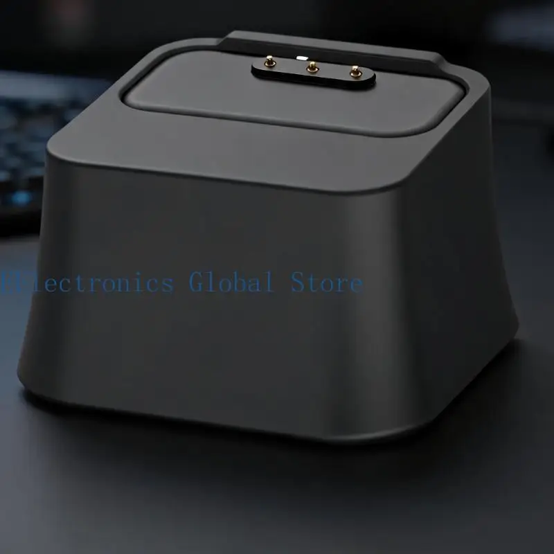 462B Desktop Game Controller Charging Stand with Magnetic Alignment Base, Metal Contact Plate for Easy Placement, Desk Storage,