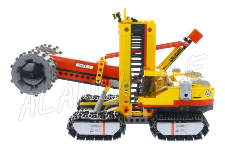 919pcs City Mining Experts Site Grinder Dump Truck Mine Carts Track Mobile Lab 10876 Building Block Toys 60188 With Model