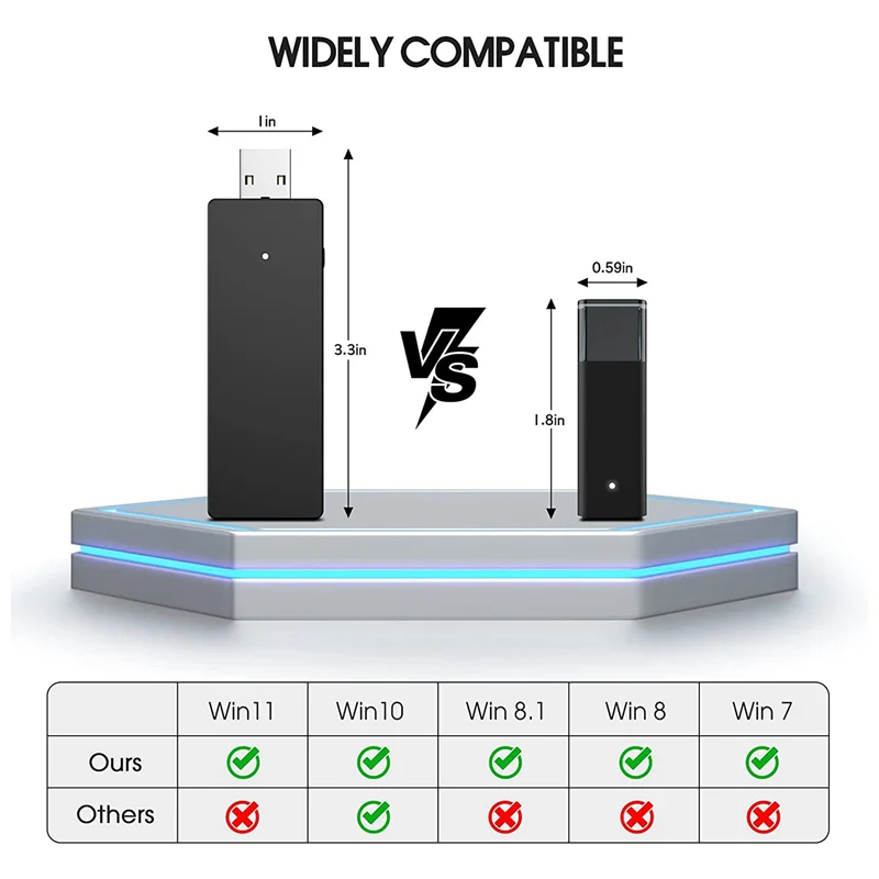 محول ألعاب لاسلكي Y23A لوحدة تحكم Xbox One Xbox Series X لملحقات ألعاب Windows 7/8/8.1/10/11