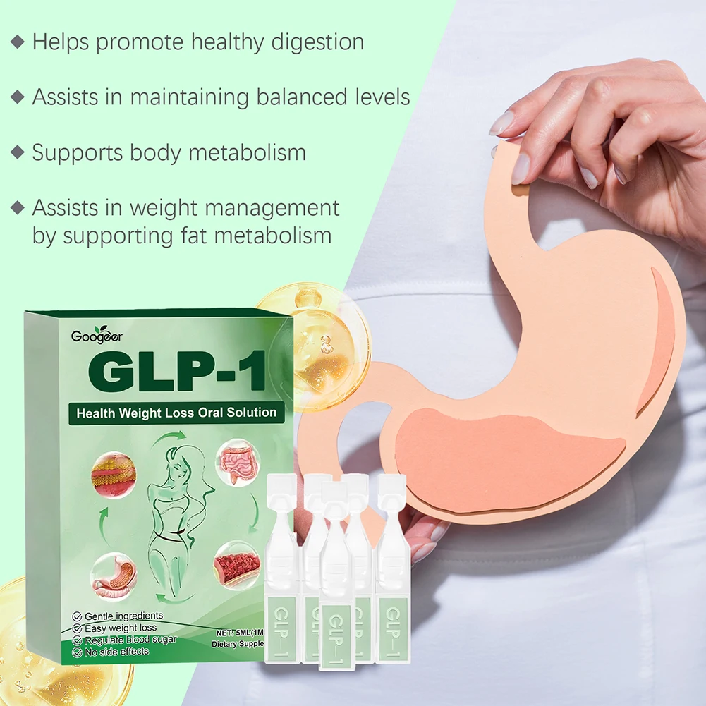 GLP-1 Drops GLP-1 Weight Loss Supplements For Women Men Natural Advanced Body Care Liquids Drops