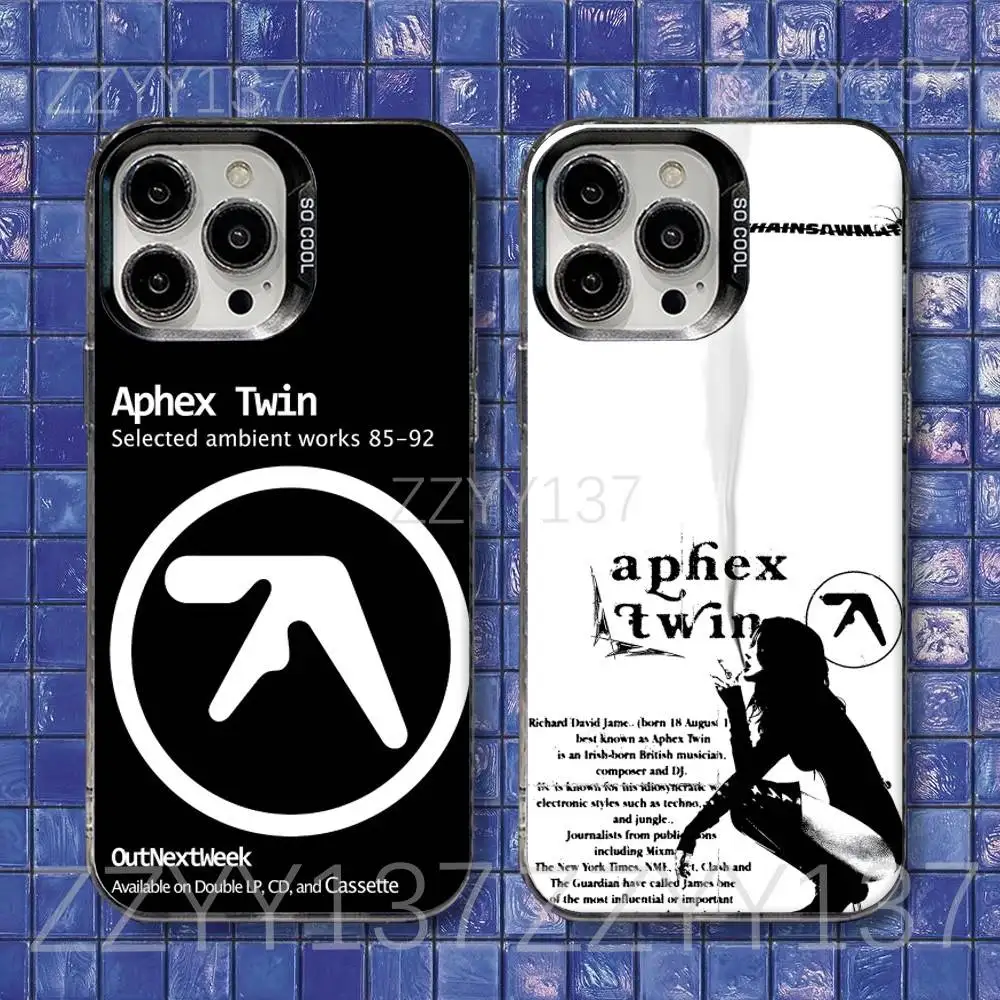 

A-Aphex T-Twin Electronica Phone Case For iPhone 16,15,14,13,12,11,8,7,Pro,Max,Plus,Mini,XS,SE Shockproof Matte Cover