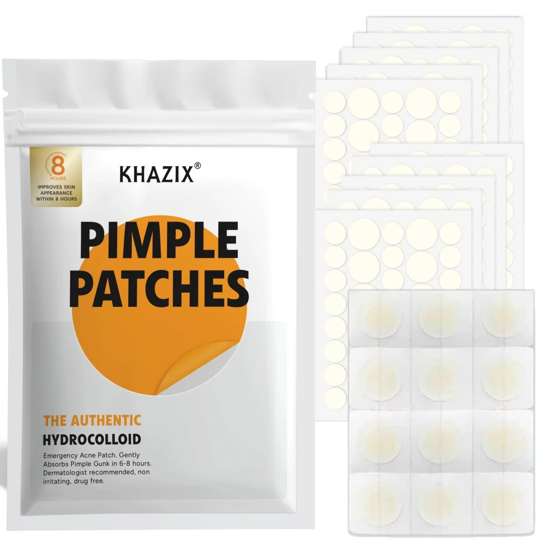Hydrocolloid Acne Pimple Patch, Hydrocolloid Spot Stickers, Covering Zits and Defect, Nighttime Spot Stickers for Face and Skin