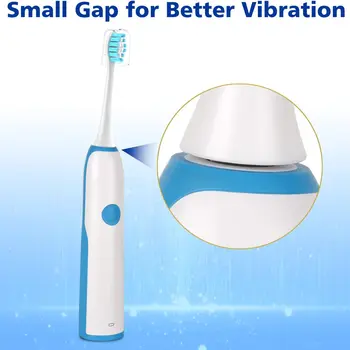 8 kusů náhradních hlavic zubního kartáčku kompatibilních s náhradními hlavicemi Phlps Sonicare, náhradní hlavice kartáčku Sonicare, bílá 8 nejlepší prodej Náhradní díly Sonicare - №5