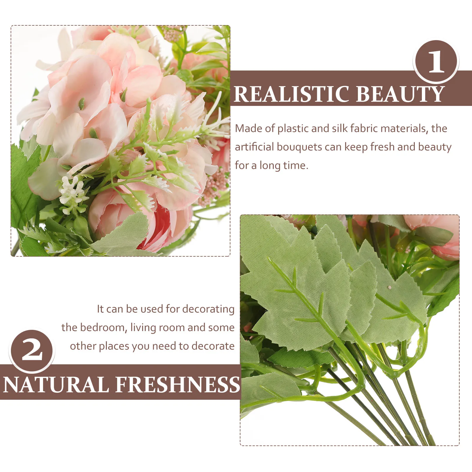 

Simulated Sunflower Bouquet Fake Arrangements Decoration Plastic Realistic Floral Artificial Flowers Accessories Bride