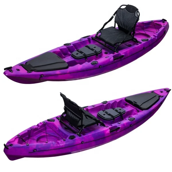 2.9 Meter Plastic Kayak Fishing Kayak  Boat with Accessories One Person One Seater view 4
