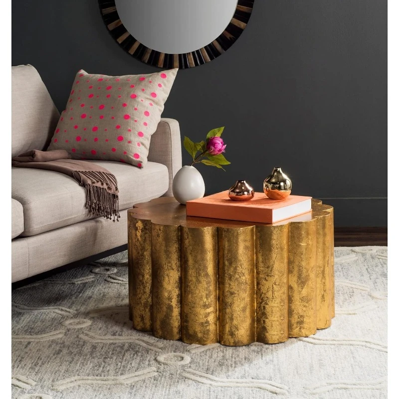 Home Collection Miriam Gold Coffee Table