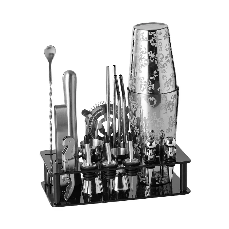 

Drink Wine Martini Blender Cocktail Shaker Tool Boston Cocktail Set Home Bar Kit