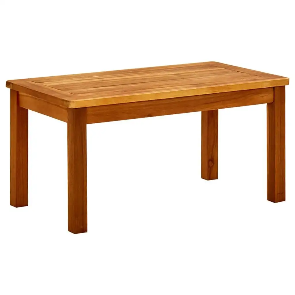 vidaXL Garten-Couchtisch aus massivem Akazienholz 70x40x36 cm – robust, elegant und atmungsaktiv für gemütliche Stunden im Freien