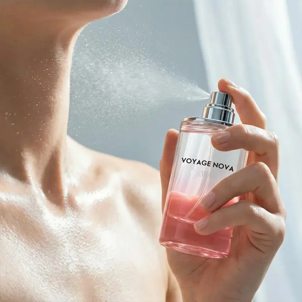 Voyage Nova Rosey Fruity Floral Extrait De Parfum 50ml/100ml, Long Lasting Luxury Fragrance, Alluring Summer Scent Daily Women