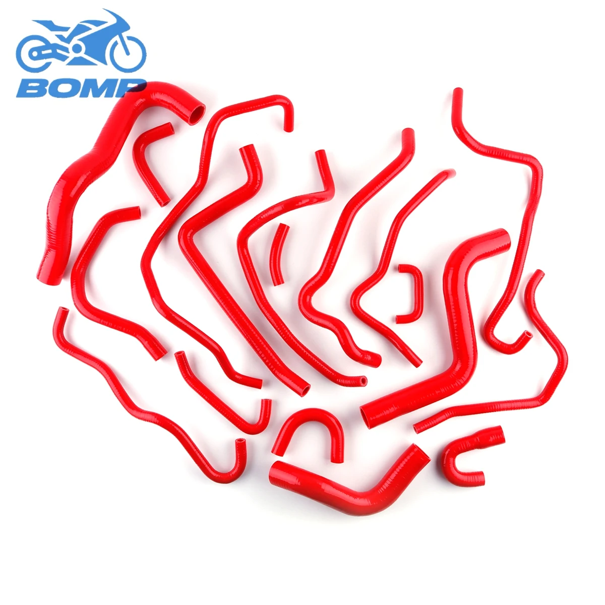 For Mazda RX8 RX-8 13B-MSP SE3P Fit RHD Manual Radiator Coolant Heater Hoses Silicone Tubes Pipes Kit 18Pcs 11 Colors