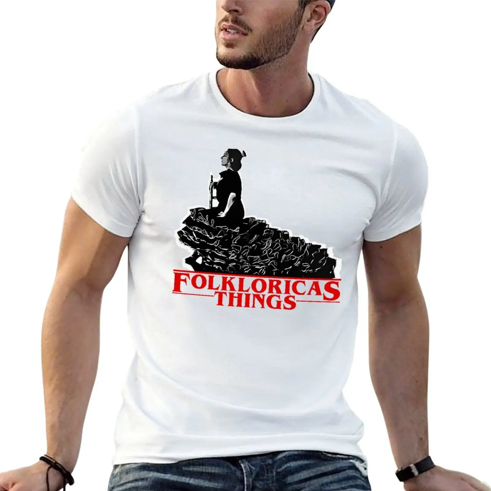 

man man cotton Ind.1 Lola Things T-Shirt Flores t cotton shirts for t soft shirts Folkloricas