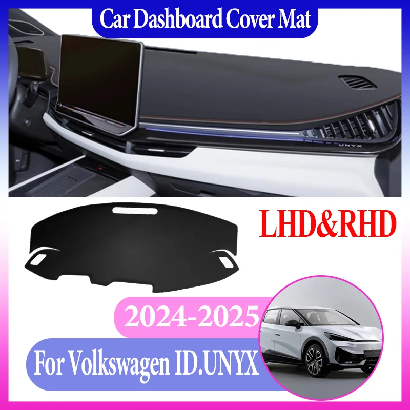 

Car Center Console Dash Mat Anti-Slip For VW for Volkswagen ID.UNYX 2024 2025 Sunshade Dashmat Dashboard Cover Mat Accessories