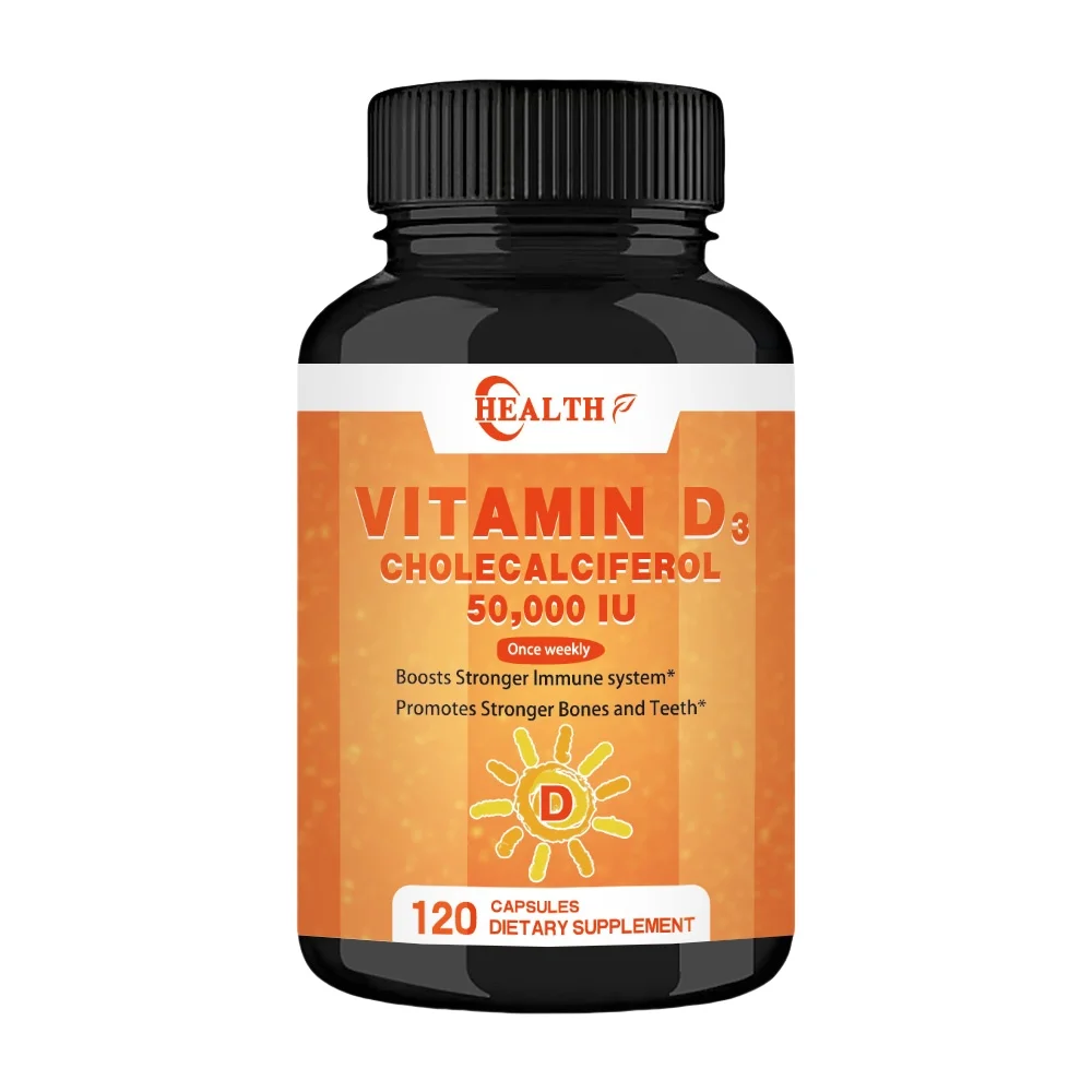 Vitamin D3 5000 Iu - Vitamin D Supplement Promotes Bone Formation, Cardiovascular Health, And Immune Support -120 Pills