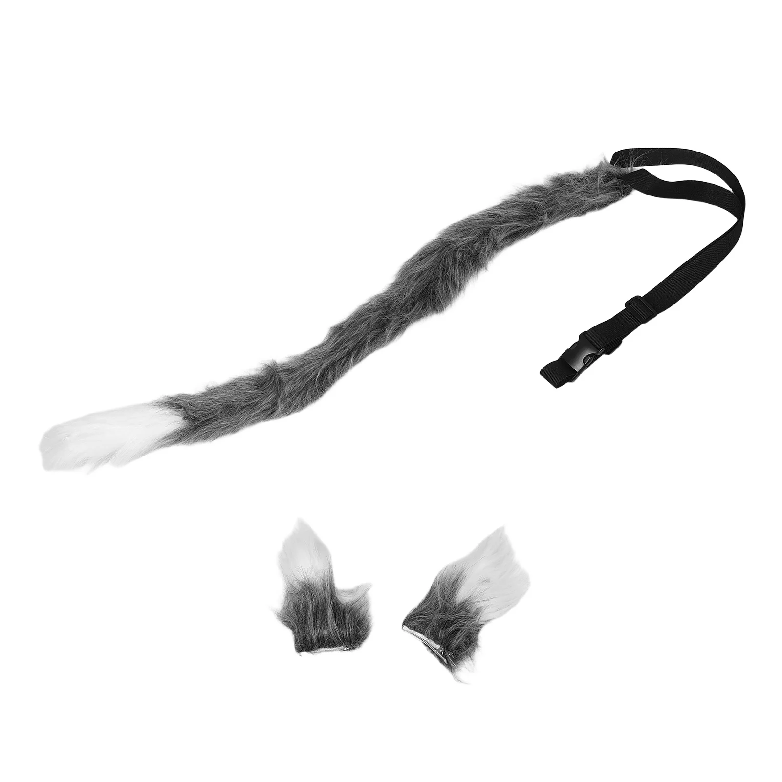 

1 Set Cat Ears Tail Handcrafted Long Lightweight Japanese Aesthetic Cosplay Party Halloween Role Play Costume Accessory