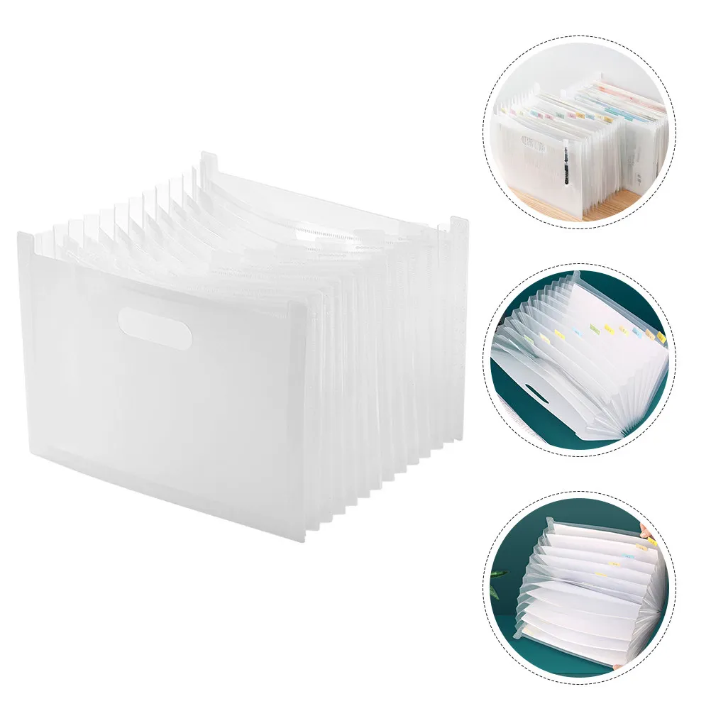 Accordion File Folder Large Capacity Multi-Layer Expanding Document Organizer Portable Office School Receipt Holder File Storage