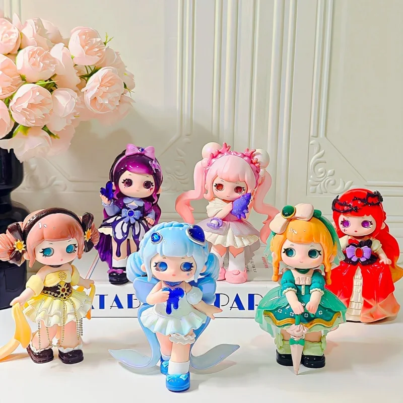 

Original Ziyuli 5 Rd Dazzling Gem Series Blind Box Cute Delicate Action Figures Collection Ornament Children Festivel Gift Toys